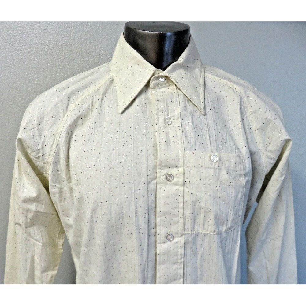 Mens Vintage Catalina California USA Made Long Sleeve Button Front Shirt NEW XL